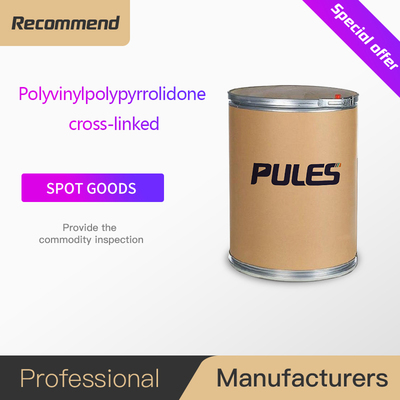 Polyvinylpolypyrrolidone cross-linked