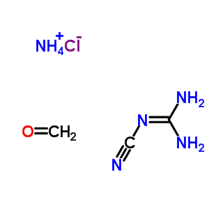 167396-32-9;55295-98-2;75944-37-5 guanidine, N''-cyano-, chloride, compd. with formaldehyde, ammonium salt (1:1:1)